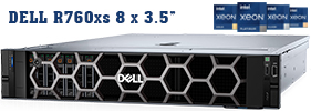Dell EMC PowerEdge R760xs - 8 x 3.5 INCH
