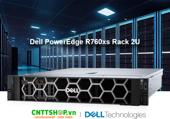 Máy chủ Dell PowerEdge R760xs Rack 2U Server