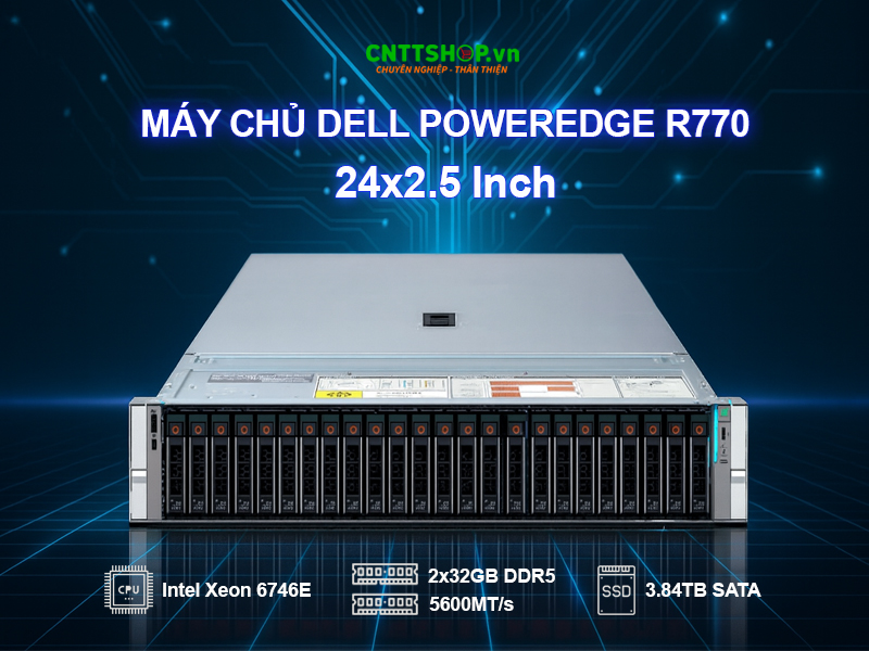 Giới thiệu máy chủ Dell PowerEdge 24x2.5 Inch