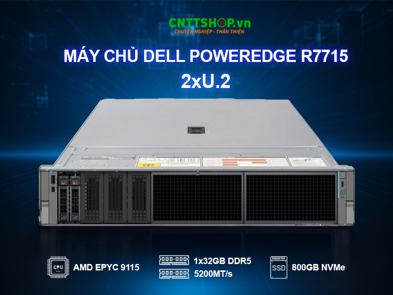 Giới thiệu máy chủ Dell PowerEdge R7715 2x2.U