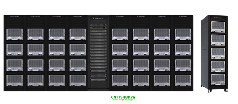 Hệ thống rack chuyên dụng của Supermicro cho SYS-822GS-NBRT