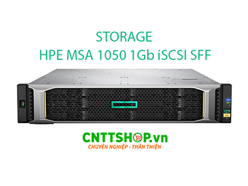 HPE MSA 1050 (Q2R23B) 1GbE iSCSI Dual Controller SFF Storage