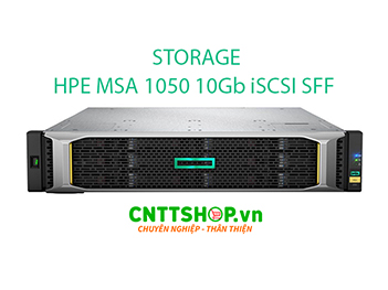 HPE MSA 1050 (Q2R25B) 10GbE iSCSI Dual Controller SFF Storage