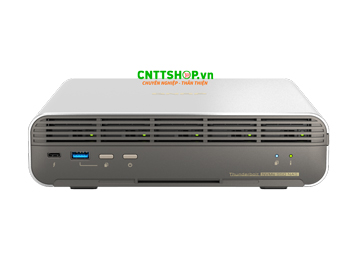 NAS QNAP TBS-h574TX-i3-12G Set-top design, 5 bay PCIe Gen 3, Thunderbolt Port