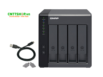 NAS QNAP TR-004, JBOD USB 3.2 Type-C, 4 bay 3.5inch