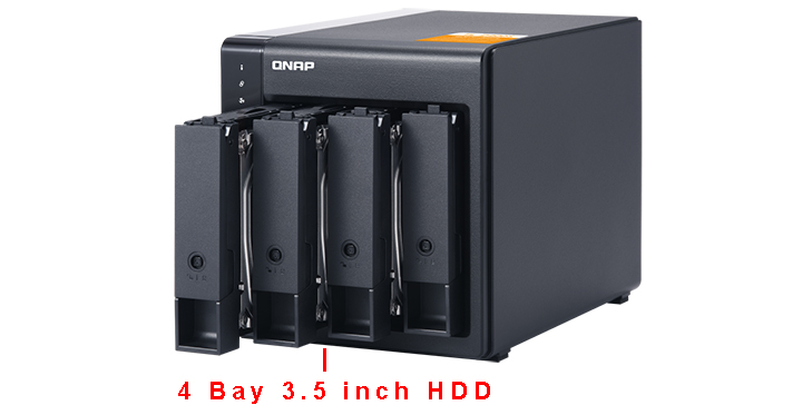 Dung lượng lưu trữ của QNAP TL-D400S