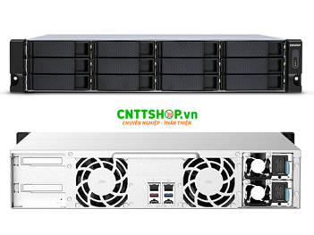 NAS QNAP TS-1273AU-RP-8G, 12-Bay 3.5-inch, 2U Rackmount, redundant power