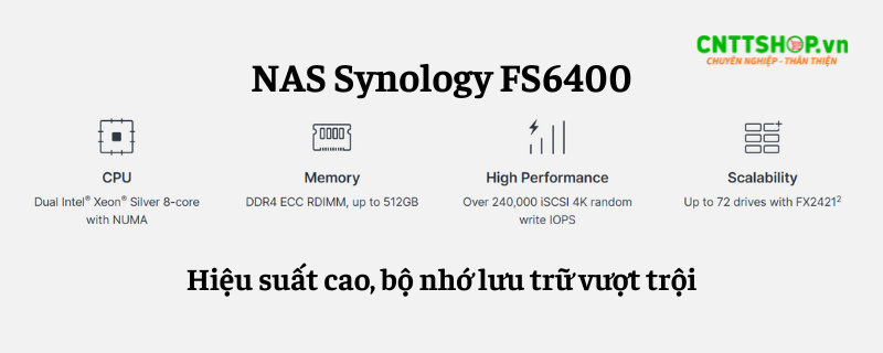 Hiệu suất cao, bộ nhớ lưu trữ vượt trội của FS6400