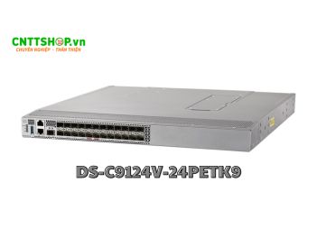 DS-C9124V-24PETK9 | Cisco Fibre Channel Switch 9124V, 24x32G FC Port