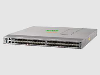 Cisco DS-C9148V-48PETK9 1RU FC SAN switch, 48x32G active ports, exhaust