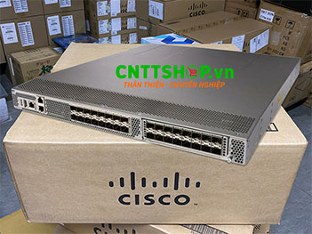 DS-C9132T-24PISK9 MDS 9132T 24-Port Active 32G FC + 24x16G Optics, Intake