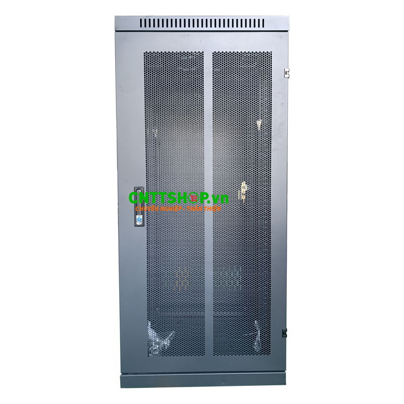 Tủ mạng VSTek VS-32UD600 Rack 32U, cửa lưới, chất lượng, giá tốt