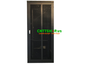 Tủ Rack VSTek VS-36UD600 2 cửa lưới màu đen, bền đẹp xuất sắc