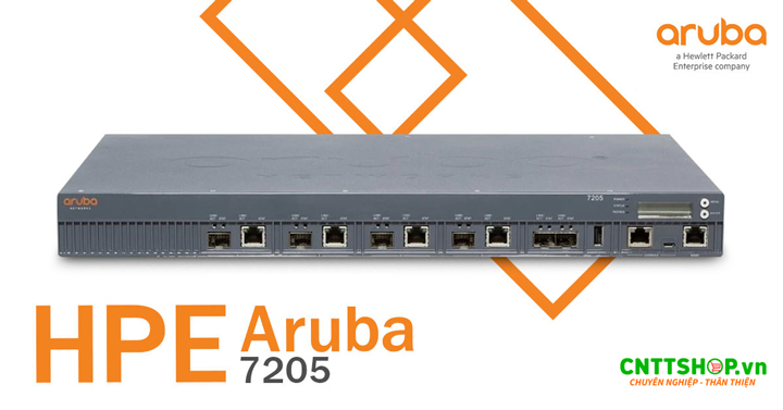 HPE Aruba 7205 (RW) Mobility Controllers (JW735A), 256 AP, 2 x 10G SFP ...