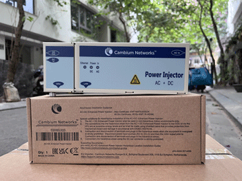Cambium C000065L002D PoE, 100W, 58V, 1GbE DC Injector, Out Door