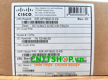 AIR-AP1852I-S-K9 Cisco Aironet wireless 1850 Series Access Point