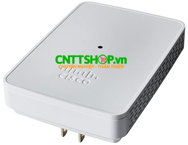 Cisco CBW142ACM-E-EU 802.11ac 2x2 Wave 2 Mesh Extender Wall Outlet.