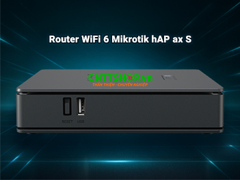 MikroTik hAP ax S E62iUGS-2axD5axT - Router WiFi 6 hiệu quả cho gia đình, văn phòng nhỏ
