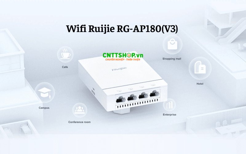 Ứng dụng của Wifi Ruijie RG-AP180(V3) mang lại
