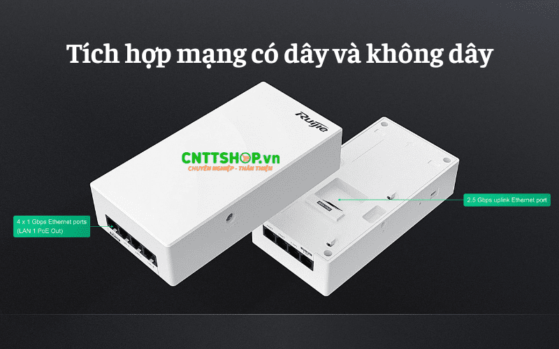Cổng kết nối của Wifi Ruijie RG-AP180-I