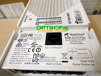 901-H500-WW00 Ruckus ZoneFlex H500 Multiservice 802.11ac Wired/Wireless Wall Switch