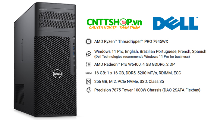 Dell Precision 7875 Tower Workstation (AMD 7975WX)