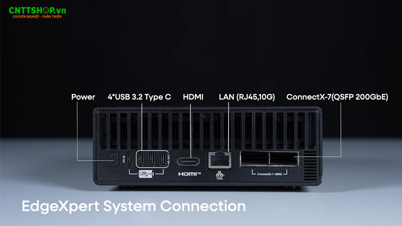 Các cổng kết nối của MSI EdgeXpert