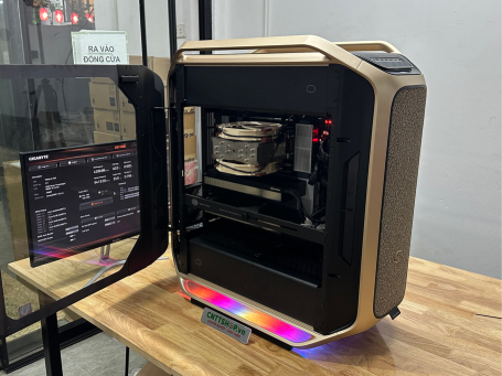 Workstation AI 800 triệu với 2 GPU NVIDIA RTX Pro Max-Q 192GB vRAM