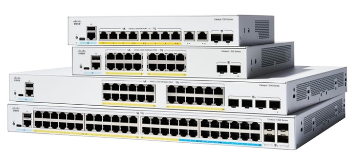 Switch Cisco có thiết kế nhiều loại cổng mật độ cao