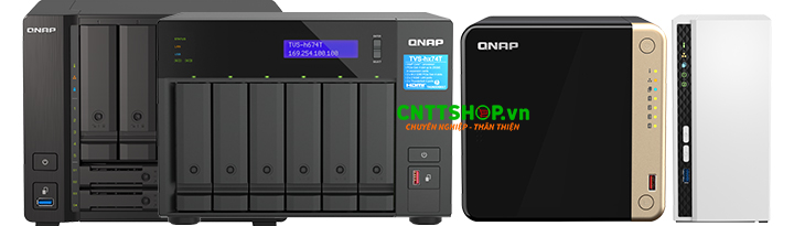 CNTTShop cung cấp thiết bị lưu trữ QNAP NAS Chính Hãng, giá tốt