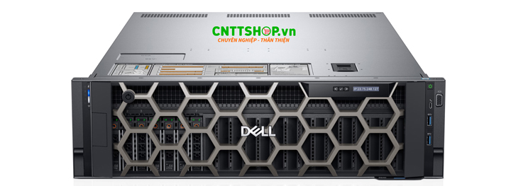 Dell EMC PowerEdge R940 là máy chủ rack 3U mạnh mẽ với 4 socket, được thiết kế để xử lý các tác vụ phức tạp trong môi trường doanh nghiệp hiện đại.