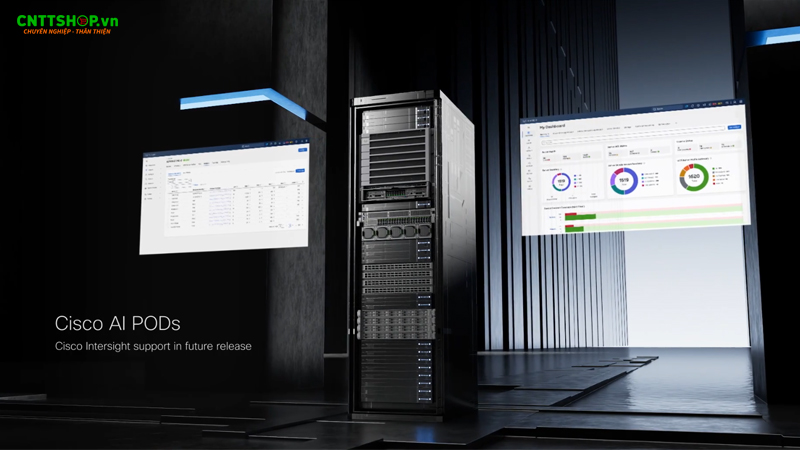 Trình quản lý Cisco Intersight hiện đại, dễ dàng lắp đặt trong Cisco AI POD