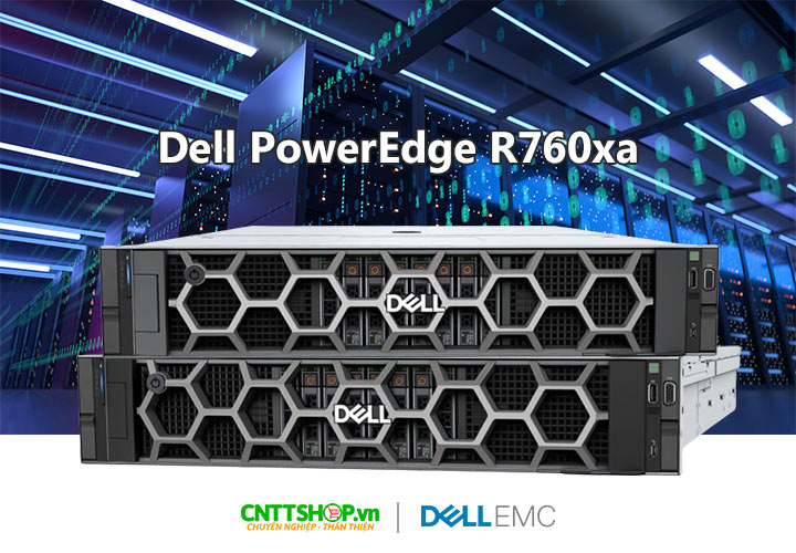 Máy chủ Dell PowerEdge R760xa 2socket, 2U Rack Server