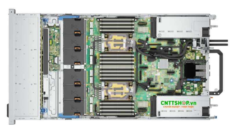 Direct Liquid Cooling trên máy chủ Dell R860