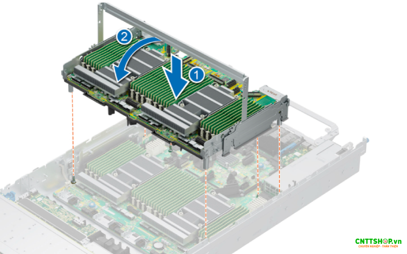 Thiết kế lắp đặt PEM trên máy chủ Dell R860