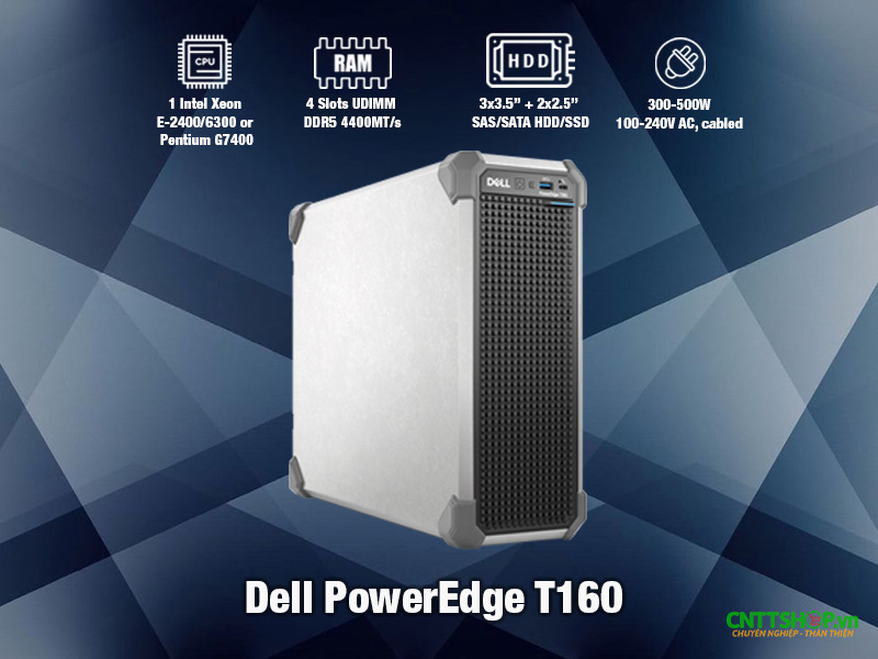 Máy chủ Dell PowerEdge T160 Tower