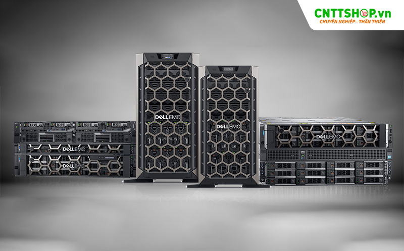 Máy chủ dell có thiết kế dạng Rack, Tower, và Blade 