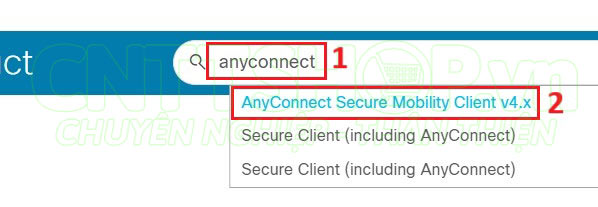 tìm kiếm anyconnect client