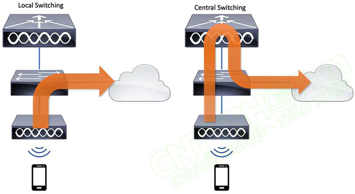 central switching và local switching