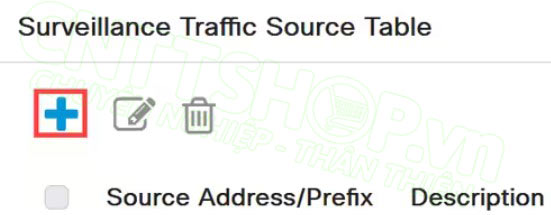 nhấn dấu + để định nghĩa traffic source
