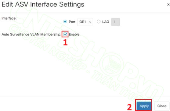 edit asv interface settings