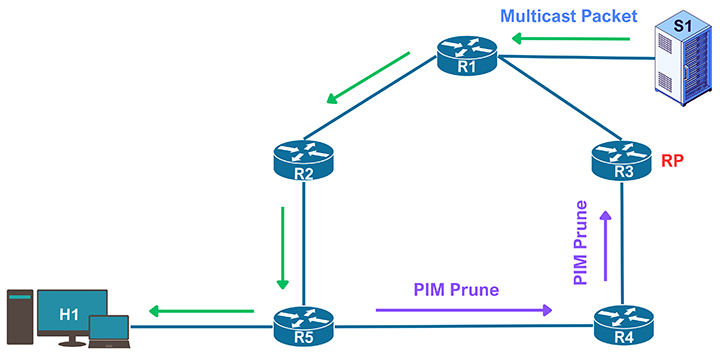 Multicast PIM Prune