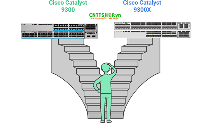 Chọn mua Switch Cisco Catalyst 9300X và 9300 giá tốt tại CNTTShop