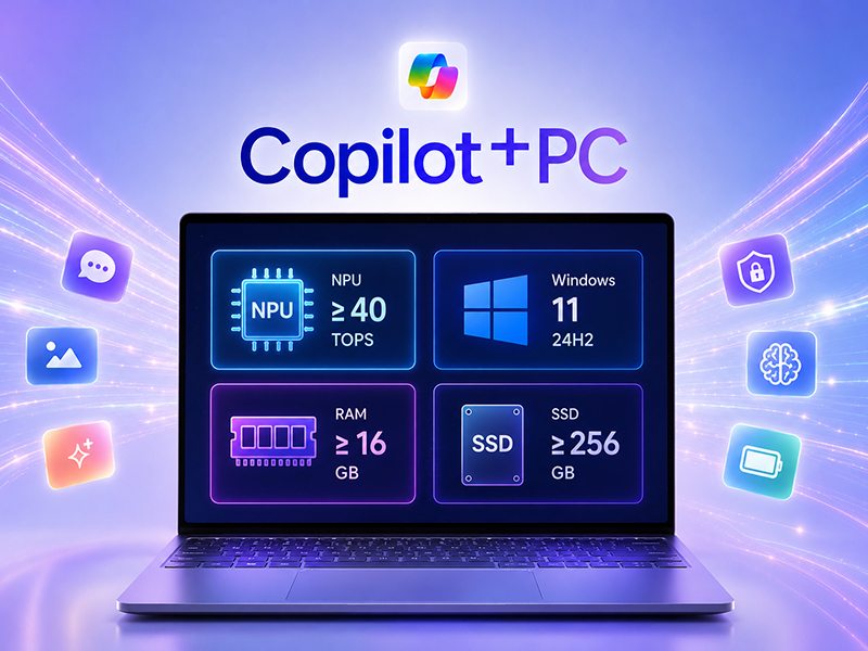 yêu cầu của copilot+ pc