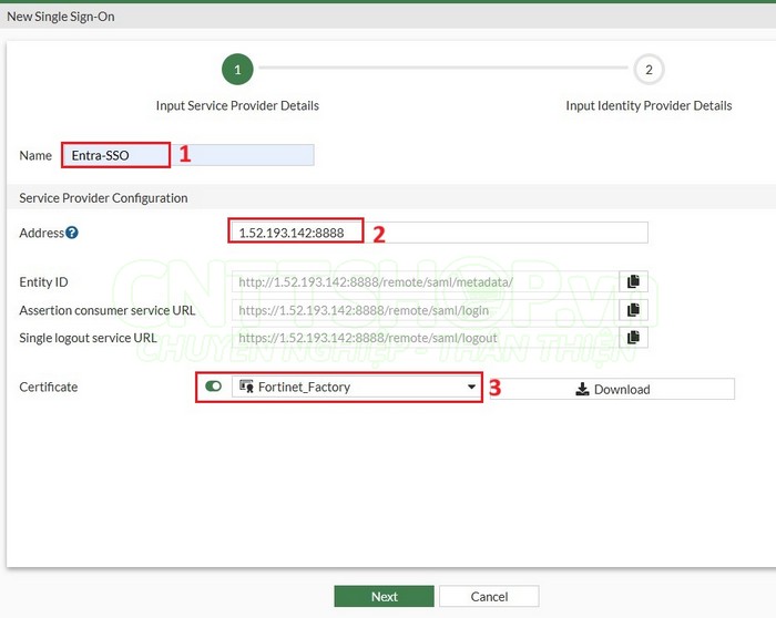 Service Provider Configuration