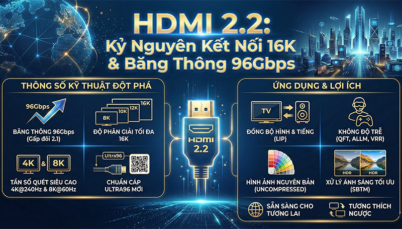 Giới thiệu HDMI 2.2