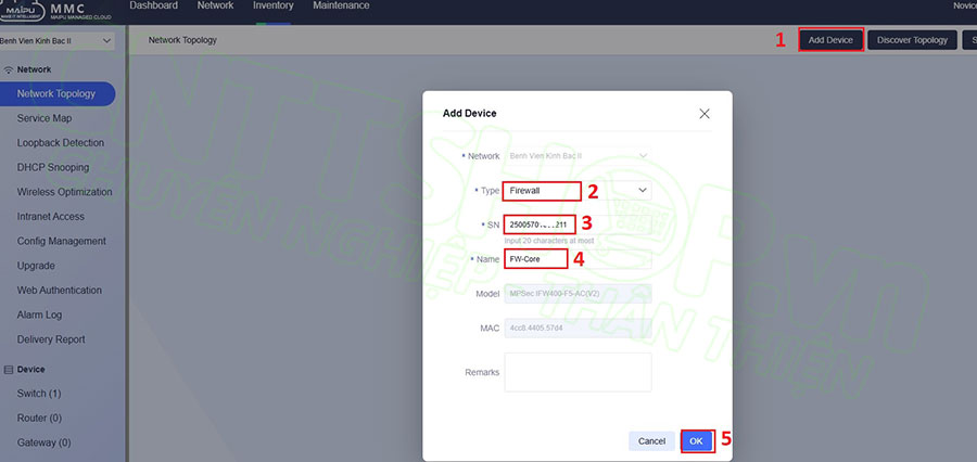 add firewall lên MMC Cloud