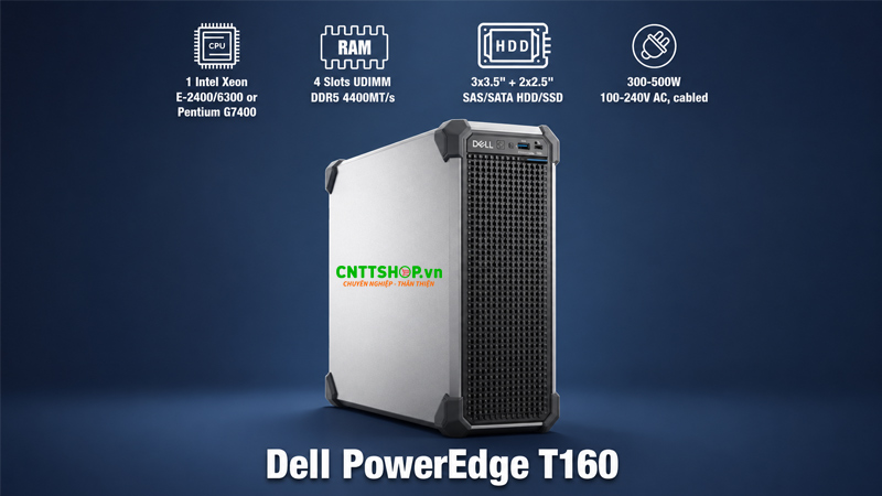 Máy chủ kế toán Dell PowerEdge T160