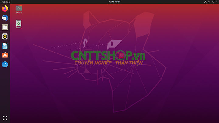 Giao diện Ubuntu Desktop