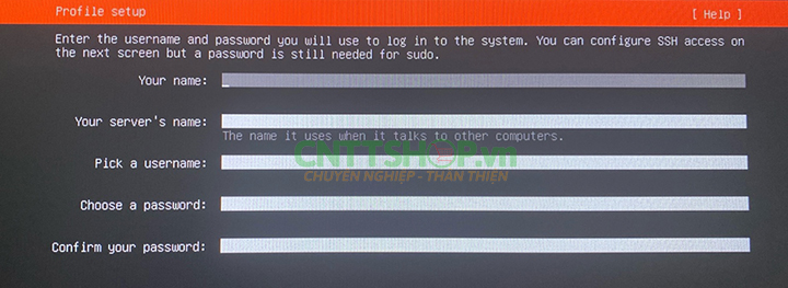 Tạo tài khoản đăng nhập cho Ubuntu